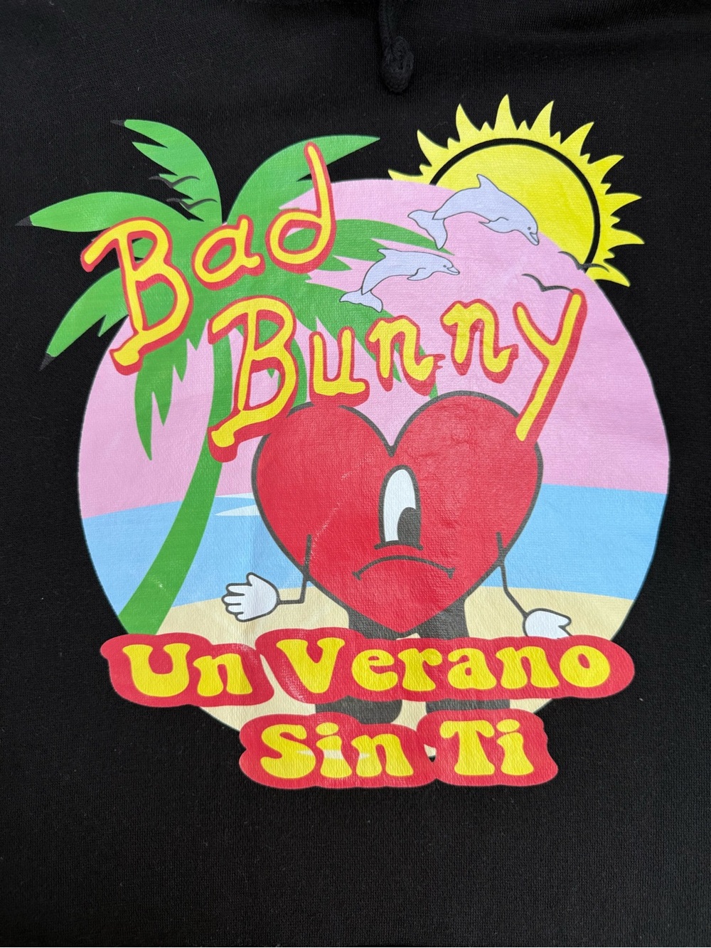 Bad Bunny Un Verano Sin Ti Graphic Hoodie Black 2XL - Picture 3 of 10